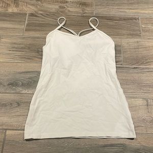 Lululemon White Tank - Size 8